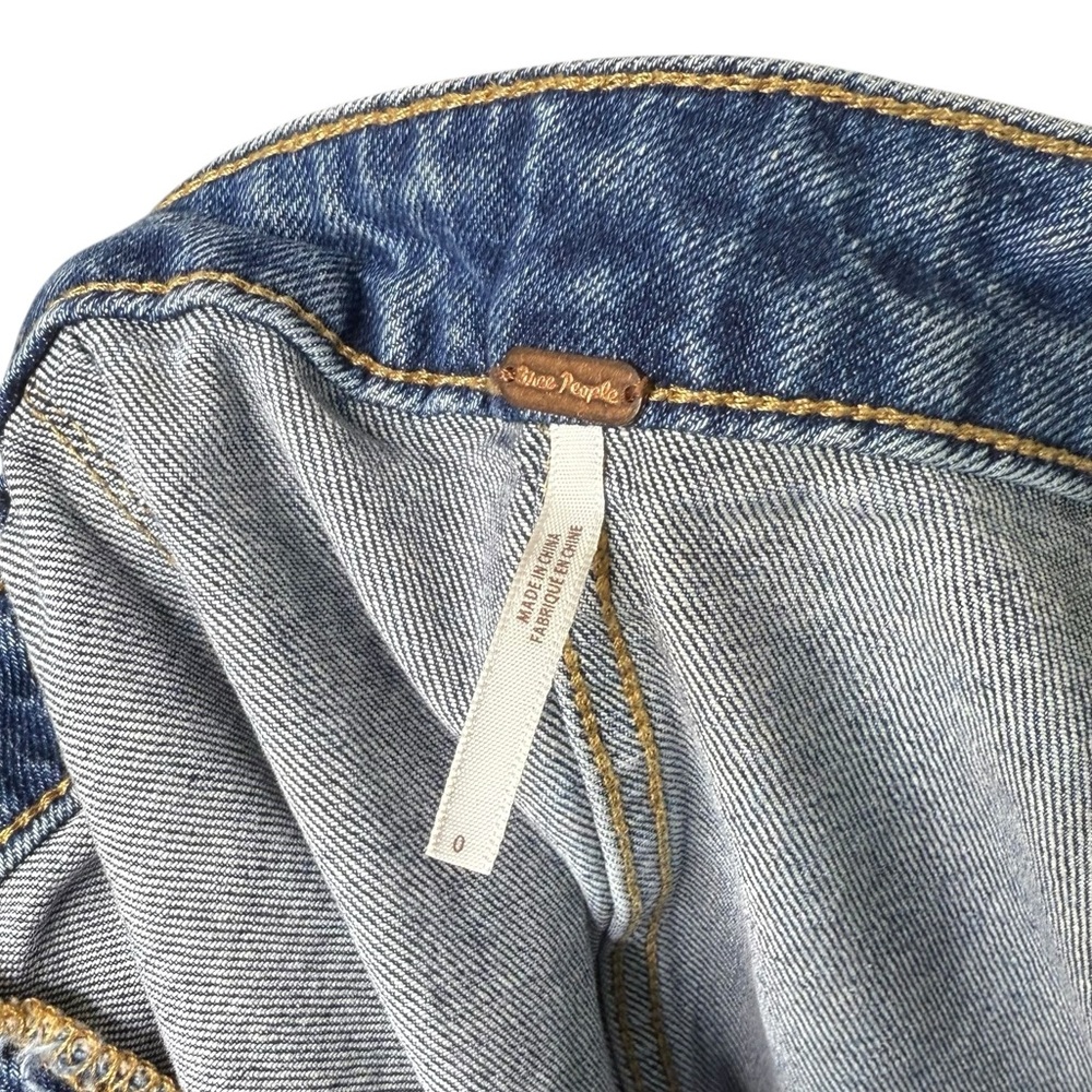 Free People Jasmine Buttoned Denim Midi Skirt - Picture 8 of 10